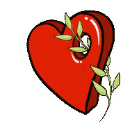 In Love Heart Sticker
