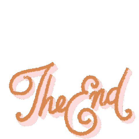 the end rose Sticker by Prosa de Cora