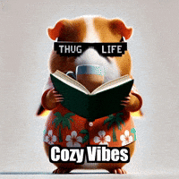 Relax Reading GIF by Guinea Gambino