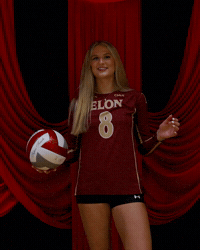Elon Volleyball GIF by Elon Phoenix