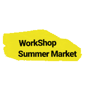 WorkShopCoworkingLtd summer workshop market workshopsummermarket Sticker