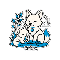 Relax Smiles Sticker