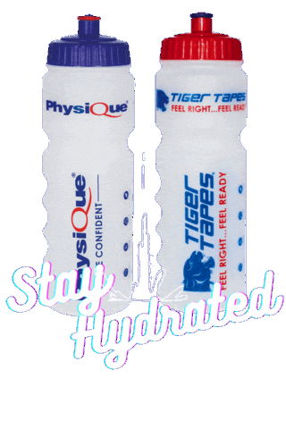 Stay Hydrated Water Bottle Sticker by Physique Management