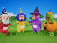 Tinky Winky Halloween GIF by Teletubbies