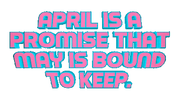 Happy April Sticker by OpticalArtInc.