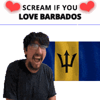 Bb Barbados Sticker