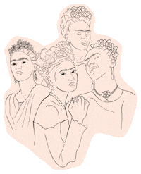 Friends Illustration Sticker by Viva Frida Lausanne