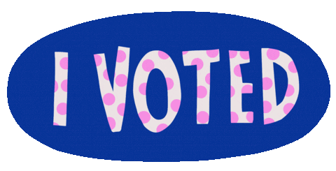 kimsielbeck giphyupload 2020 vote election Sticker