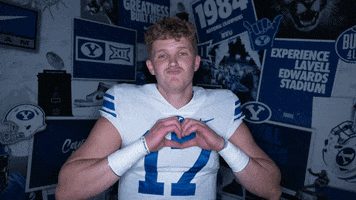 Byu Football Jacob Conover GIF by BYU Cougars