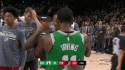 boston celtics hug GIF by NBA