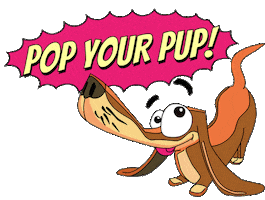 pop art dog Sticker by Pop Your Pup!™