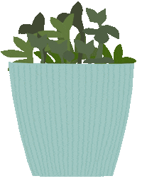 Illustration Plant Sticker
