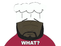 Chef What Sticker by South Park