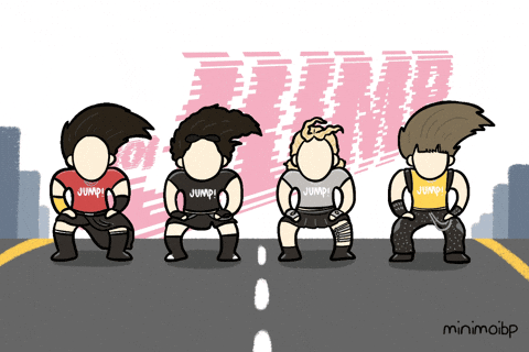 Jump 제니 GIF