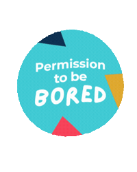 NAEME bored nord anglia sisd permission to be bored Sticker