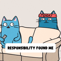 Blue Cat Help GIF