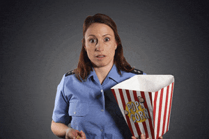 shocked pop corn GIF by Polizei_Ffm