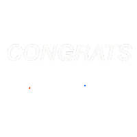 Congrats Sticker by UYD