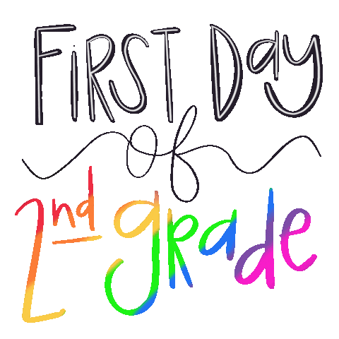 2Nd Grade School Sticker