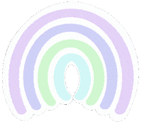 sophieboner kawaii rainbow pride pastels Sticker