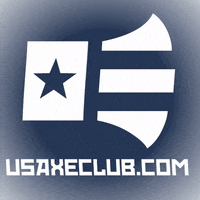 usaxeclub usa axe bullseye axe throwing GIF