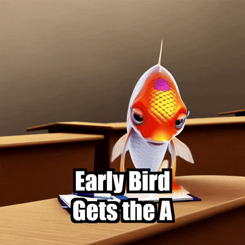 Early Morning Class GIF by TheConfishius