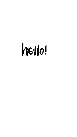 Calligraphy Hello Sticker