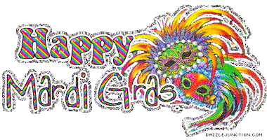 Happy Mardi Gras Sticker