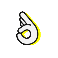 Hand Ok Sticker by fraenk