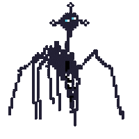 corvinanim pixelart run spider insect Sticker