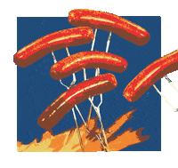 Dinner Bbq Sticker by twotribes