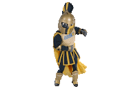 Blue And Gold Dance Sticker by UNCG