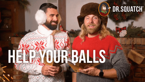 Jingle All The Way Christmas GIF by DrSquatchSoapCo