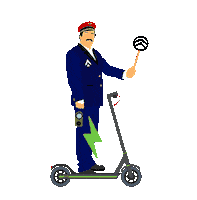 Uga Trottinette Sticker by Université Grenoble Alpes