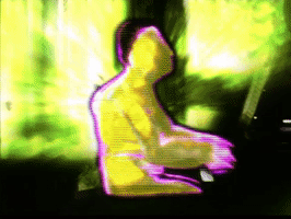 MFDtheArtist trippy crazy weird colors GIF