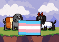 Trans Day Of Visibility GIF by Abstract HotDogs