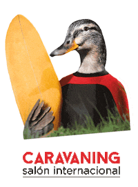 saloncaravaning barcelona salon camper caravana Sticker