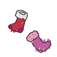 Christmas Morning Dance Sticker by WENN+ABER