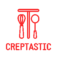 Creptastic nutella waffles crepe crepes Sticker