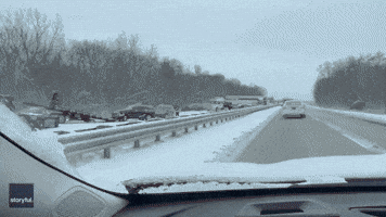 Winter Weather Causes 30-Vehicle Pile-Up on Michigan Highway