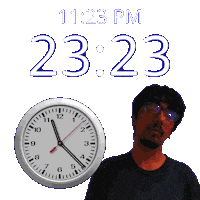 11 Pm Sticker