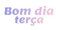 Degrade Bom Dia Sticker