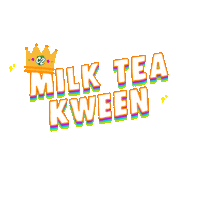 c2coolandclean drink queen sparkle tea Sticker