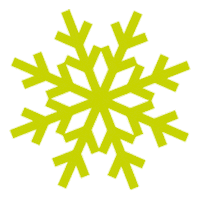 Snowflake Sticker by ver.di Jugend