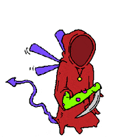 churchofdivineapathy monster fly alien church GIF