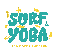 Surfandyoga Sticker by The happy surfers