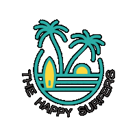 Surfandyoga Sticker by The happy surfers