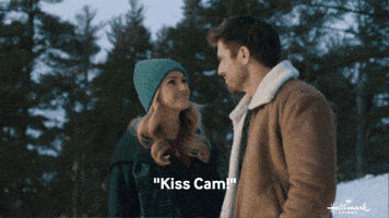 Christmas In July Kiss GIF by Hallmark Channel
