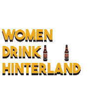 Women Feminist Sticker by Hinterland Beer