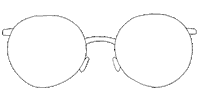 glasses Sticker